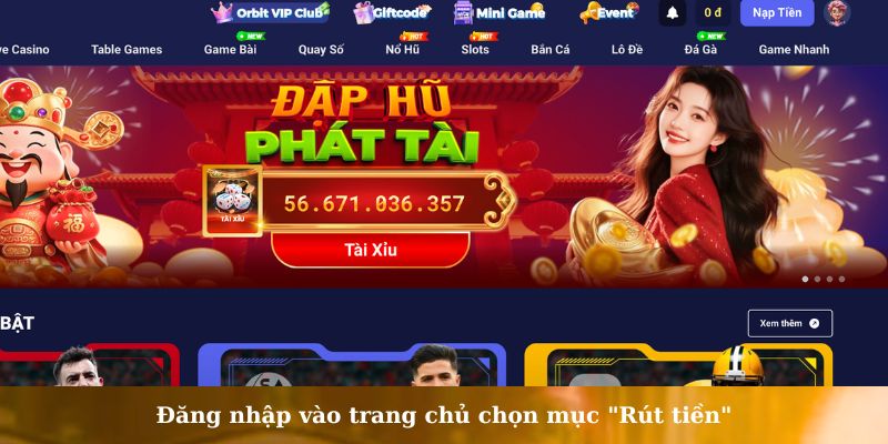 Nạp, rút tiền